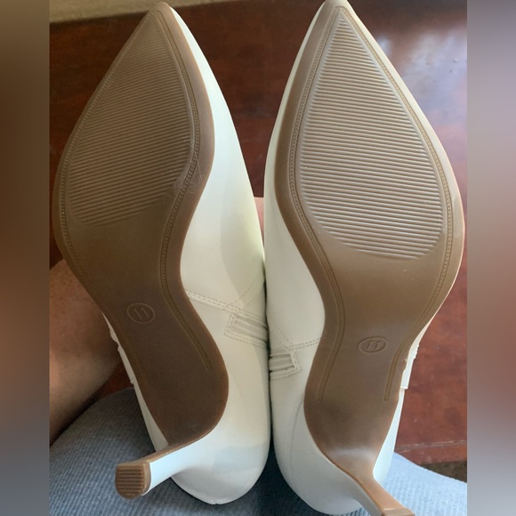 Wild Fable Diva Sleek White Heeled Boots New With Tags - Picture 5 of 7